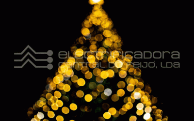 Votos de boas festas da Electrificadora Central do Feijó